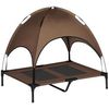 PawHut Hundeliege mit Baldachin 76 x 92 cm PawHut Hundeliege mit Baldachin 76 x 92 cm