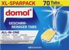 Domol All-in-one Geschirr-Reiniger Tabs XL 70 Stk. Domol All-in-one Geschirr-Reiniger Tabs XL 70 Stk.