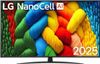 LG 55" NanoCell AI NANO81 4K Smart TV 2025 55NANO81A3A LG 55" NanoCell AI NANO81 4K Smart TV 2025 55NANO81A3A