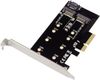 Conceptronic 2-in-1-M.2-SSD-PCIe-Adapter (EMRICK04B) Conceptronic 2-in-1-M.2-SSD-PCIe-Adapter (EMRICK04B)