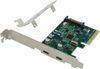 Conceptronic 2-Port USB 3.2 Gen 2 Typ-C PCIe-Karte (EMRICK13G) Conceptronic 2-Port USB 3.2 Gen 2 Typ-C PCIe-Karte (EMRICK13G)