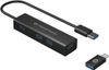 Conceptronic 4-Port-USB 3.0-Hub und OTG-Adapter für USB-C (HUBBIES06B) Conceptronic 4-Port-USB 3.0-Hub und OTG-Adapter für USB-C (HUBBIES06B)