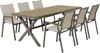 Primaster Garten-Essgruppe Milos 6 Personen Aluminium taupe/creme Primaster Garten-Essgruppe Milos 6 Personen Aluminium taupe/creme