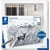 Staedtler Mars Lumograph 100C Charcoal Set (61 100C) Staedtler Mars Lumograph 100C Charcoal Set (61 100C)