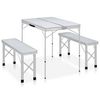 vidaXL Klappbarer Campingtisch mit 2 Sitzbänken (48181) vidaXL Klappbarer Campingtisch mit 2 Sitzbänken (48181)