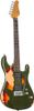 Fame Custom ST RW Worn Olive over Sunburst Fame Custom ST RW Worn Olive over Sunburst