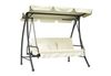 Outsunny 2 in 1 Hollywoodschaukel 3-Sitzer mit Liegefunktion 200 x 125 x 170 cm Outsunny 2 in 1 Hollywoodschaukel 3-Sitzer mit Liegefunktion 200 x 125 x 170 cm