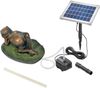 Esotec Solar Wasserspeier-Set Frosch seitlich liegend auf Seerose (101664) Esotec Solar Wasserspeier-Set Frosch seitlich liegend auf Seerose (101664)