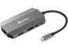 Sandberg USB-C 6in1 Travel Dockingstation (136-33) Sandberg USB-C 6in1 Travel Dockingstation (136-33)