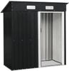 Brast Metall Gerätehaus mit Pultdach 163x89x180 (1004326001) Brast Metall Gerätehaus mit Pultdach 163x89x180 (1004326001)
