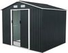 Brast Metall Gerätehaus mit Satteldach 235x131x192 (1004327001) Brast Metall Gerätehaus mit Satteldach 235x131x192 (1004327001)
