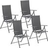 Juskys Gartenstuhl Calena 4er Set Juskys Gartenstuhl Calena 4er Set