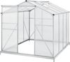 Juskys Aluminium Gewächshaus mit Fundament 4,75 m² Juskys Aluminium Gewächshaus mit Fundament 4,75 m²