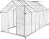 Juskys Aluminium Gewächshaus mit Fundament 7,2 m² Juskys Aluminium Gewächshaus mit Fundament 7,2 m²