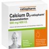 Ratiopharm Calcium D3-ratiopharm 600 mg/400 I.E. Brausetabletten 100 Stück Ratiopharm Calcium D3-ratiopharm 600 mg/400 I.E. Brausetabletten 100 Stück