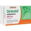 Ratiopharm Ginkobil ratiopharm 240 mg Filmtabletten 120 Stück (N3) Ratiopharm Ginkobil ratiopharm 240 mg Filmtabletten 120 Stück (N3)