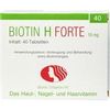 Pharma Peter BIOTIN H FORTE TABLETTEN, 40 St. Pharma Peter BIOTIN H FORTE TABLETTEN, 40 St.