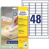 Zweckform ILK-Etiketten Zweckform 4736 45,7x21,2mm weiss Zweckform ILK-Etiketten Zweckform 4736 45,7x21,2mm weiss