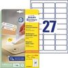 Zweckform ILK-Etiketten Zweckform 4737 63,5x29,6mm weiss Zweckform ILK-Etiketten Zweckform 4737 63,5x29,6mm weiss