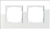 GIRA 021212 - Abdeckrahmen 2f. weissglas 021212 GIRA 021212 - Abdeckrahmen 2f. weissglas 021212