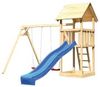 Akubi Spielturm Lotti mit Satteldach inkl. Wellenrutsche + Doppelschaukelanbau Akubi Spielturm Lotti mit Satteldach inkl. Wellenrutsche + Doppelschaukelanbau