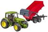 Bruder John Deere 6920 mit Wannenkippanhänger Bruder John Deere 6920 mit Wannenkippanhänger
