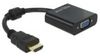Delock Adapter HDMI-A Stecker auf VGA Buchse (65512) Delock Adapter HDMI-A Stecker auf VGA Buchse (65512)