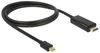 Delock Kabel Mini DisplayPort 1.1 Stecker > HDMI-A Stecker 1 m (83698) Delock Kabel Mini DisplayPort 1.1 Stecker > HDMI-A Stecker 1 m (83698)
