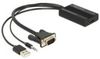 Delock VGA zu HDMI Adapter mit Audio (62597) Delock VGA zu HDMI Adapter mit Audio (62597)