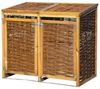 Dobar Mülltonnenbox Weide 2 x 120 l Dobar Mülltonnenbox Weide 2 x 120 l