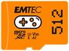 Emtec Gaming R100/W50 microSDXC 512GB (ECMSDM512GXCU3G) Emtec Gaming R100/W50 microSDXC 512GB (ECMSDM512GXCU3G)