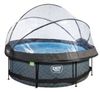 Exit Stone Pool mit Filterpumpe und Abdeckung ø244 x 76 cm (30.32.08.00) Exit Stone Pool mit Filterpumpe und Abdeckung ø244 x 76 cm (30.32.08.00)