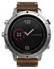 Garmin Fenix Chronos Edelstahl mit Lederarmband Garmin Fenix Chronos Edelstahl mit Lederarmband