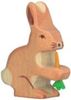 Holztiger Hase mit Karotte Holztiger Hase mit Karotte