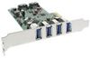 Inline USB 3.0 + SATA Host Controller PCIe 4 x USB 3.0 + 2 x SATA 6Gb/s (76664C) Inline USB 3.0 + SATA Host Controller PCIe 4 x USB 3.0 + 2 x SATA 6Gb/s (76664C)