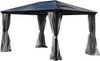 Jet-Line Gartenpavillion Aluminium Dach Taneo 4 x 3 m Jet-Line Gartenpavillion Aluminium Dach Taneo 4 x 3 m