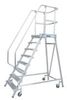 Krause Podestleiter 8 Stufen fahrbar Krause Podestleiter 8 Stufen fahrbar