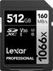 Lexar Professional 1066x SDXC UHS-I 512GB Lexar Professional 1066x SDXC UHS-I 512GB