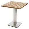 Niehoff Garden Bistro Tisch Teak Edelstahl 68 cm Niehoff Garden Bistro Tisch Teak Edelstahl 68 cm