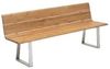Niehoff Garden Nova Bank Profilkufe Edelstahl/Teak 160 cm Niehoff Garden Nova Bank Profilkufe Edelstahl/Teak 160 cm