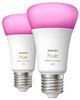 Philips Hue White & Color Ambiance E27 2er (8719514291317) Philips Hue White & Color Ambiance E27 2er (8719514291317)