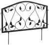 Relaxdays Beetzaun antik Blume 4-tlg. (10030850) Relaxdays Beetzaun antik Blume 4-tlg. (10030850)