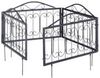 Relaxdays Beetzaun Metall GOTH Ornamente 16-tlg. (10022112) Relaxdays Beetzaun Metall GOTH Ornamente 16-tlg. (10022112)