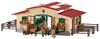 Schleich Pferdestall mit Pferden und Zubehör (42195) Schleich Pferdestall mit Pferden und Zubehör (42195)