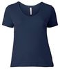 Sheego Shirt mit V-Ausschnitt Sheego Shirt mit V-Ausschnitt