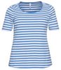 Sheego T-Shirt mit Streifen und Rundhalsausschnitt Sheego T-Shirt mit Streifen und Rundhalsausschnitt