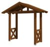 Skan Holz Vordach Stralsund Typ 4 (Farblich behandelt) Skan Holz Vordach Stralsund Typ 4 (Farblich behandelt)