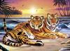 Spielspaß Tiger am Strand Spielspaß Tiger am Strand