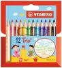 Stabilo Dreikant-Buntstift Trio dick und kurz 12er Stabilo Dreikant-Buntstift Trio dick und kurz 12er