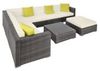 tectake Marbella Rattan Lounge mit Aluminiumgestell tectake Marbella Rattan Lounge mit Aluminiumgestell